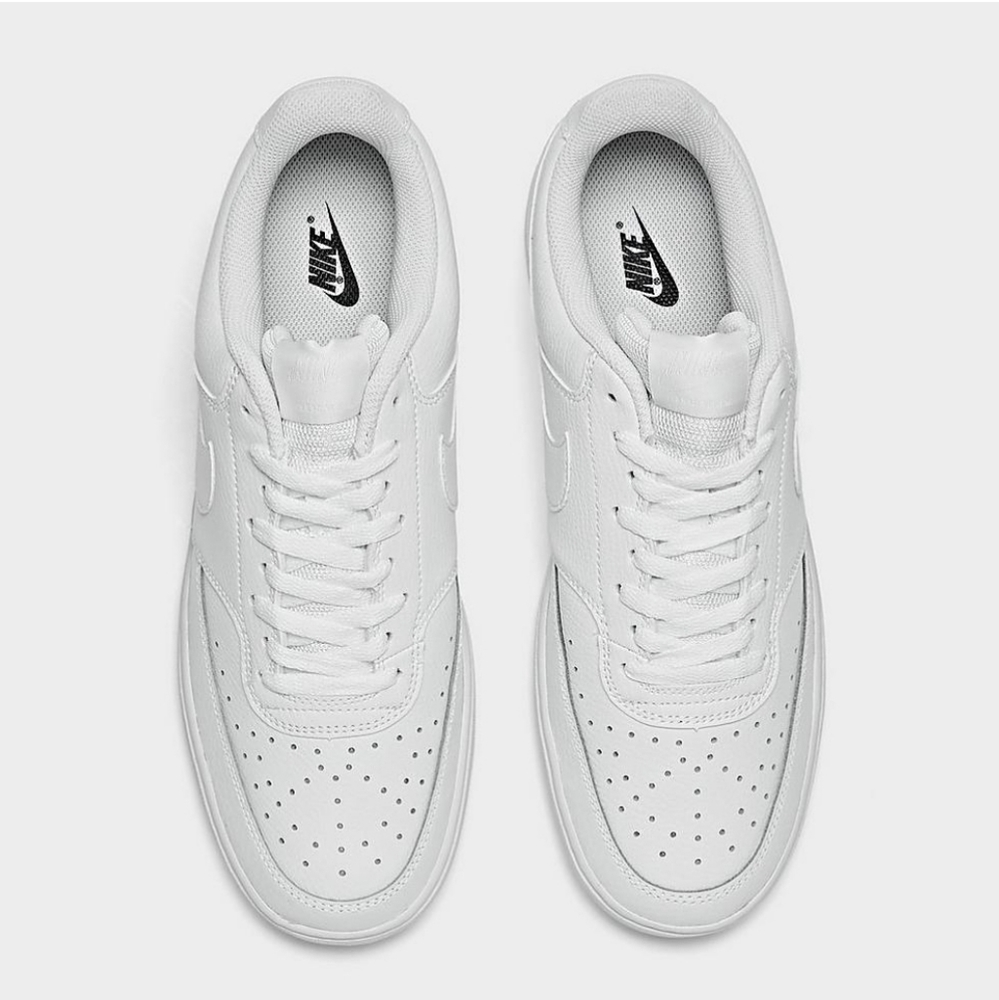 New Nike Court Vision Low Triple White CD 5463-100 Men’s Casual Shoes Me… - Picture 4 of 9